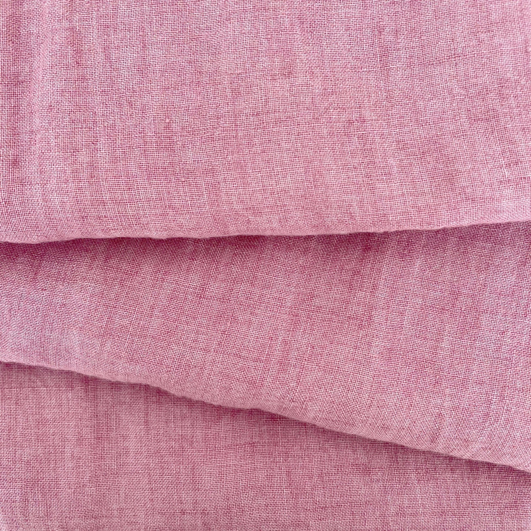 Linen Fabric Light Weight Soft Touch 21S 7575 7566 7576 - The Linen Lab - Pink