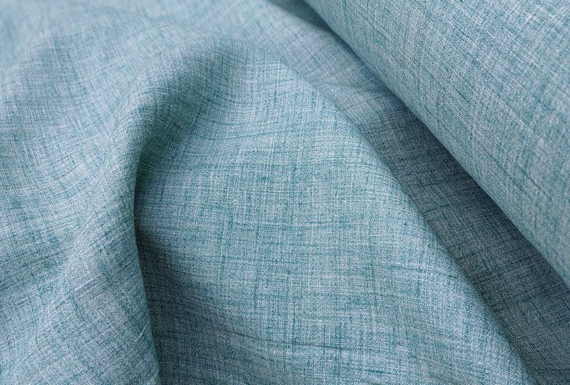 Linen French Melange Fabric Medium Weight 4248 4252 4245 - The Linen Lab - Green 4245