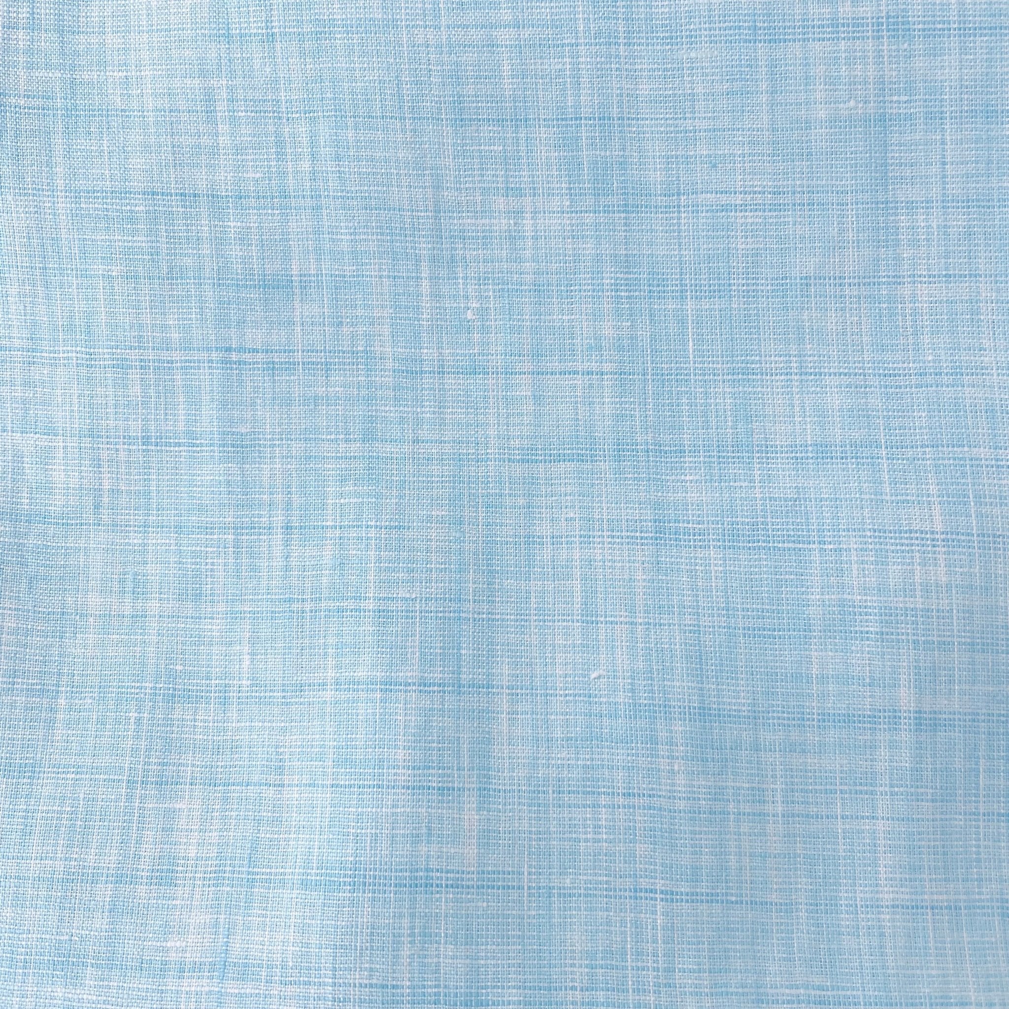 Linen French Melange Fabric Light Weight 4738 - The Linen Lab - Blue