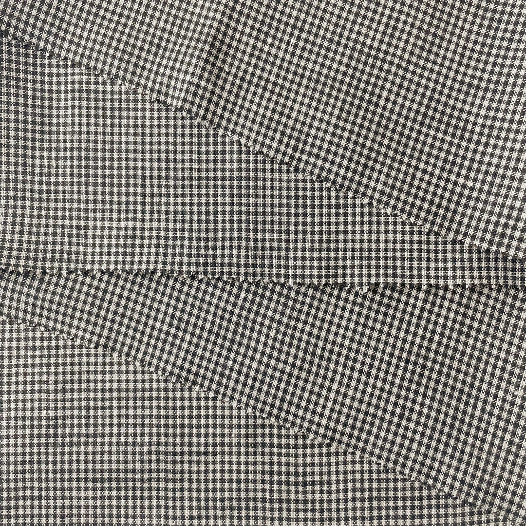 Linen Mini Gingham Check 6793 6794 - The Linen Lab - 6793 BLACK