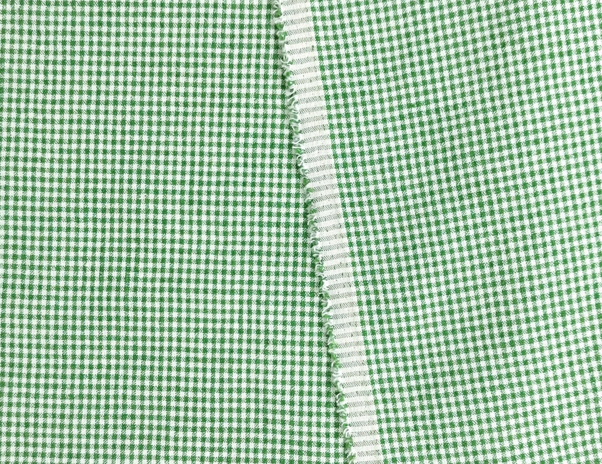 Linen Nylon Cotton Small Check Fabric with Subtle Seersucker Effect - A Blend of Comfort and Style 7635 7636 - The Linen Lab - Red