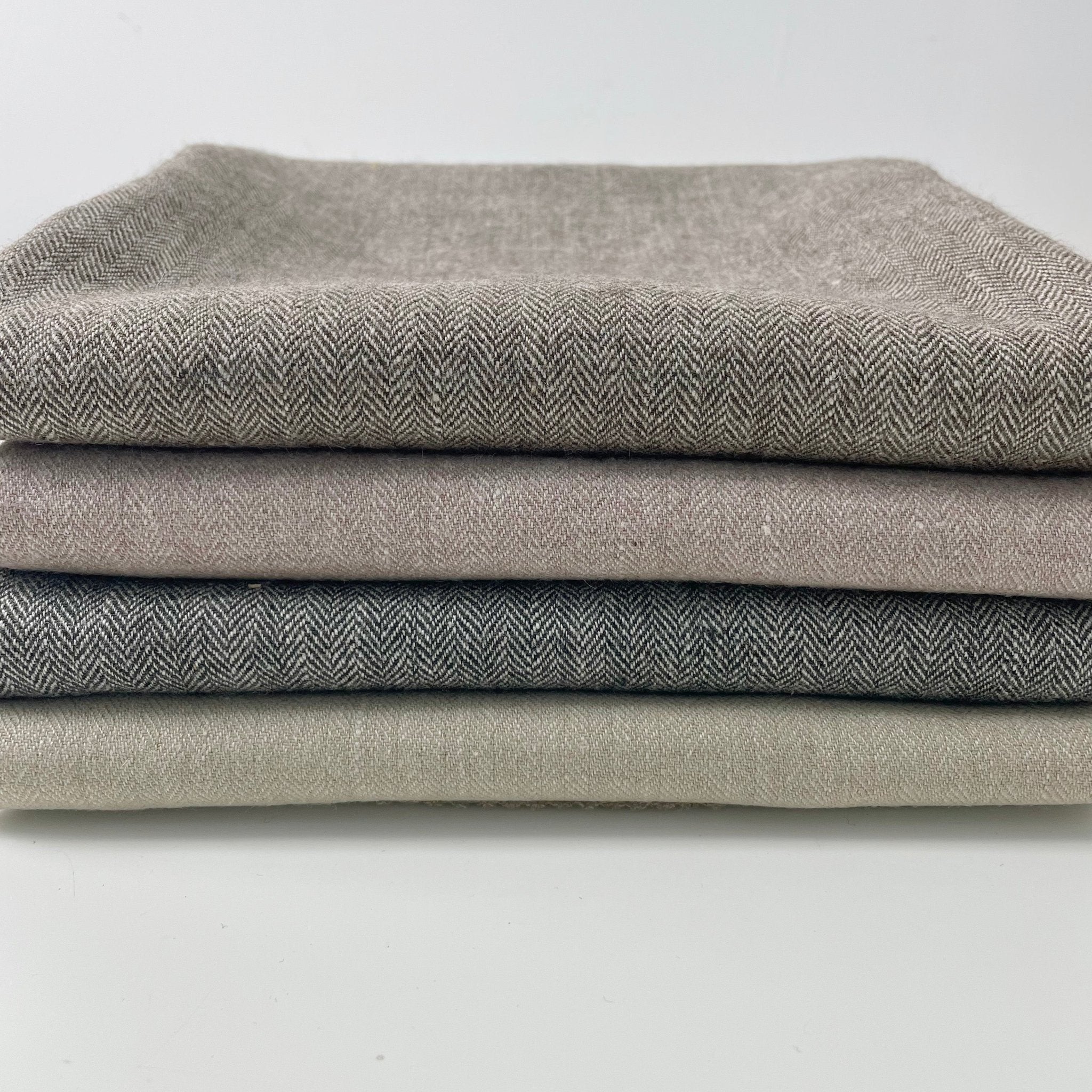 Linen Nylon Wool HBT Fabric 7009 7004 7013 7010 - The Linen Lab - 7013 D/PINK