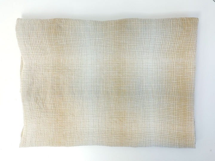 Linen Polyester Gradation Plaid Fabric 7241 7764 7765 7767 7768 7769 - The Linen Lab - Green(light)