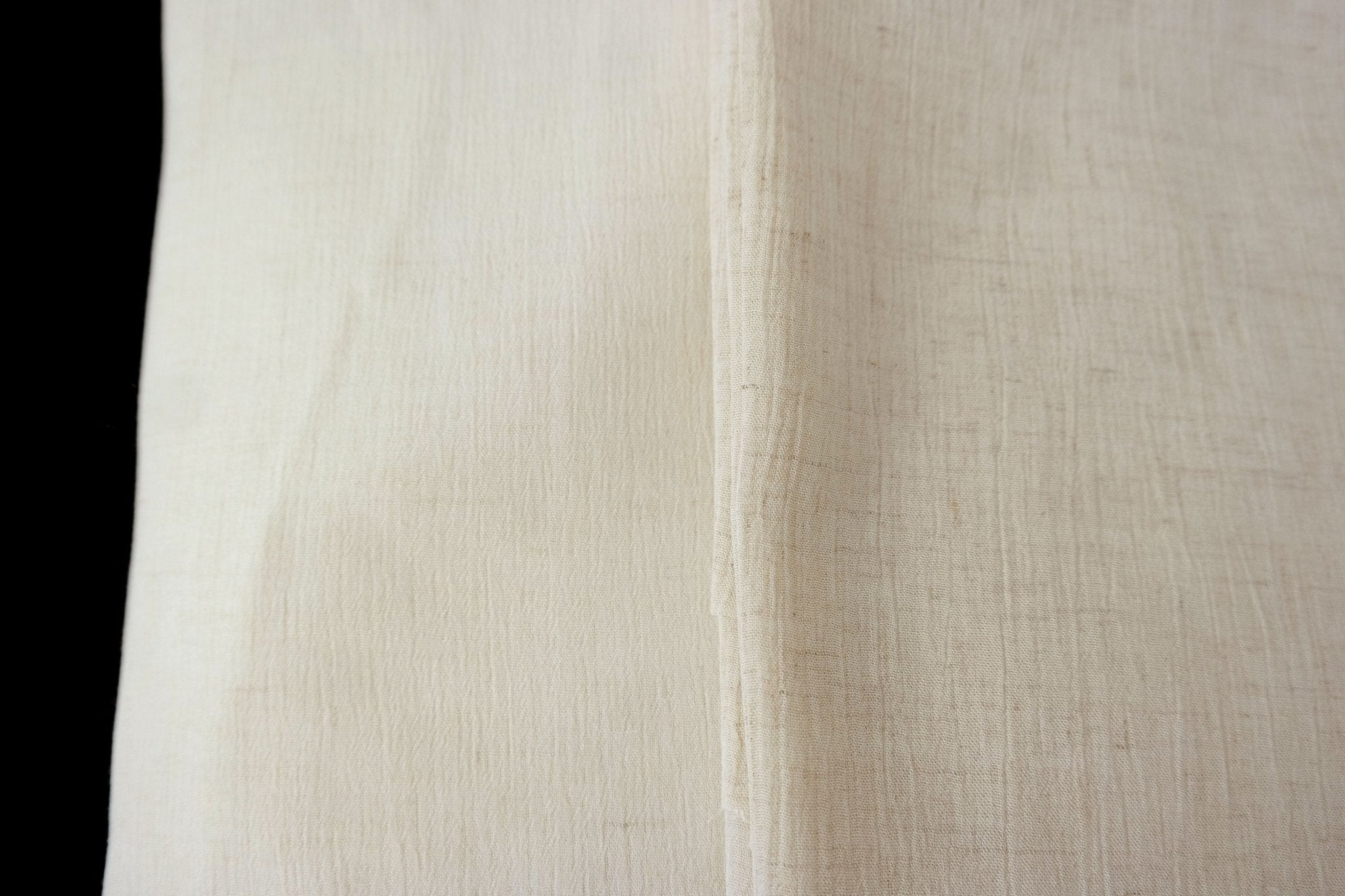 Linen Rayon 30s Wrinkled Fabric - The Linen Lab - Natural