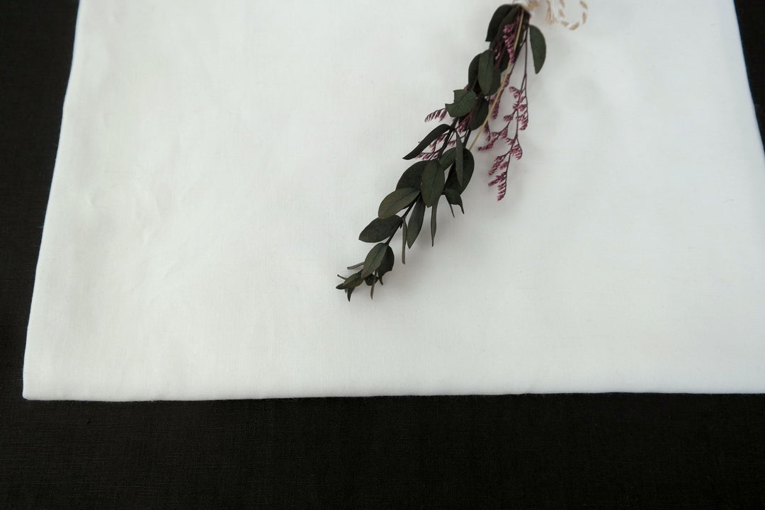 Linen Rayon 40s Thin Fabric 915 967 - The Linen Lab - white