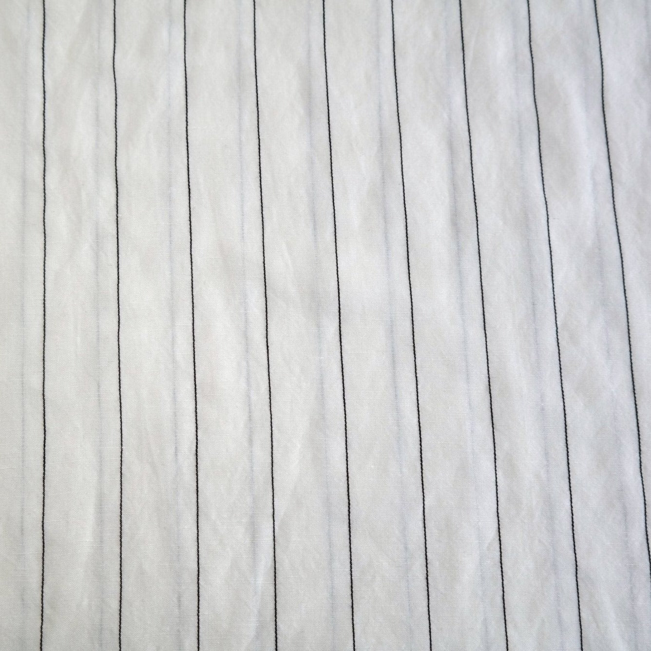 Linen Tencel Dobby Stripe Fabric 4617 - The Linen Lab - White ST 4617