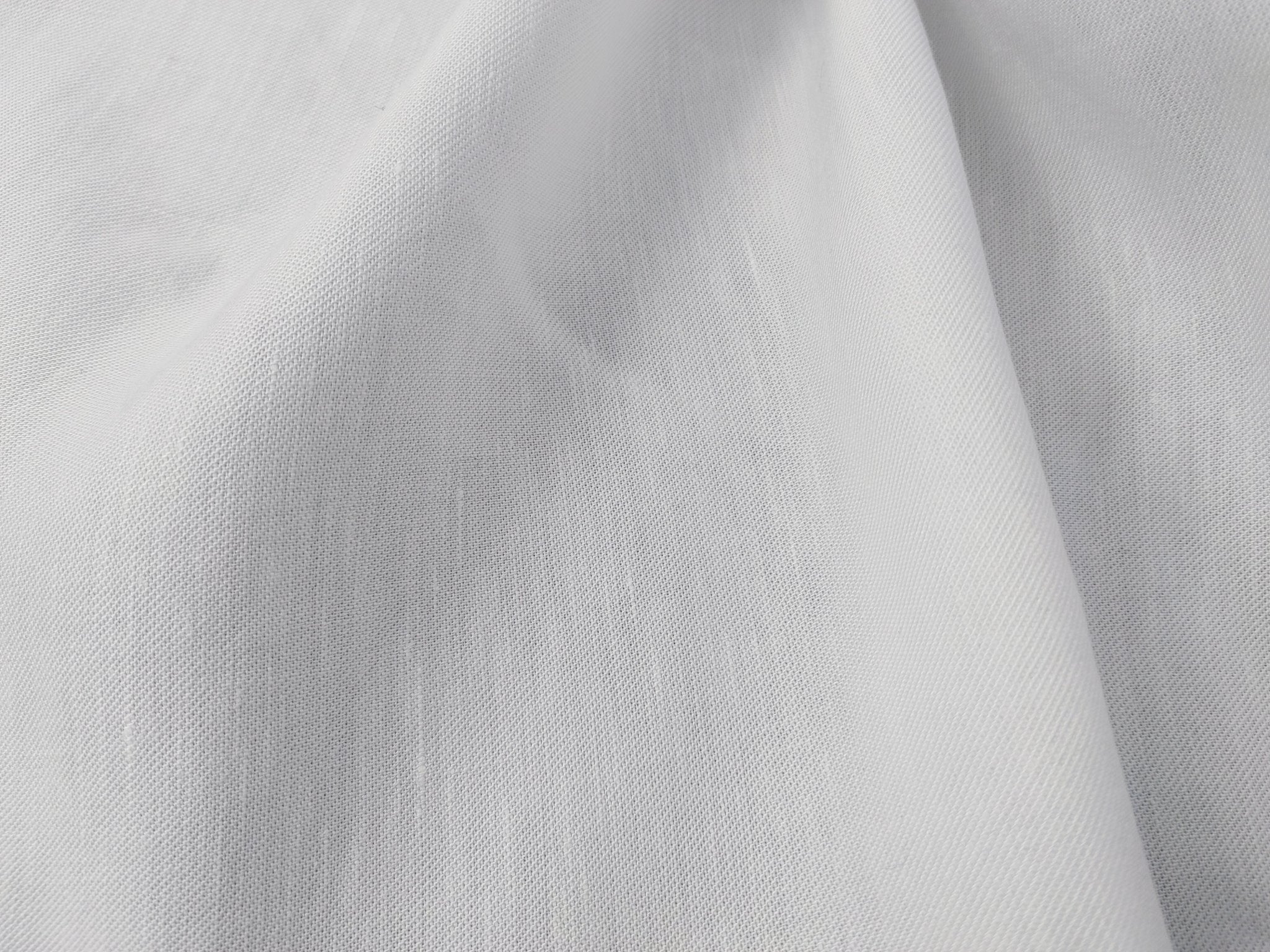 Linen Tencel Twill Fabric for Versatile and Elegant Creations 3217 6895 3530 - The Linen Lab - White