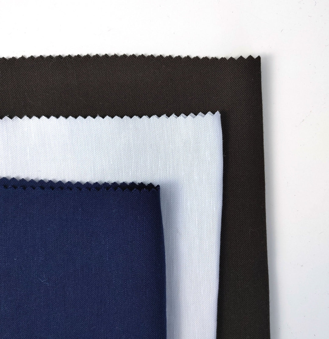 Linen Tencel Twill Fabric for Versatile and Elegant Creations 3217 6895 3530 - The Linen Lab - White