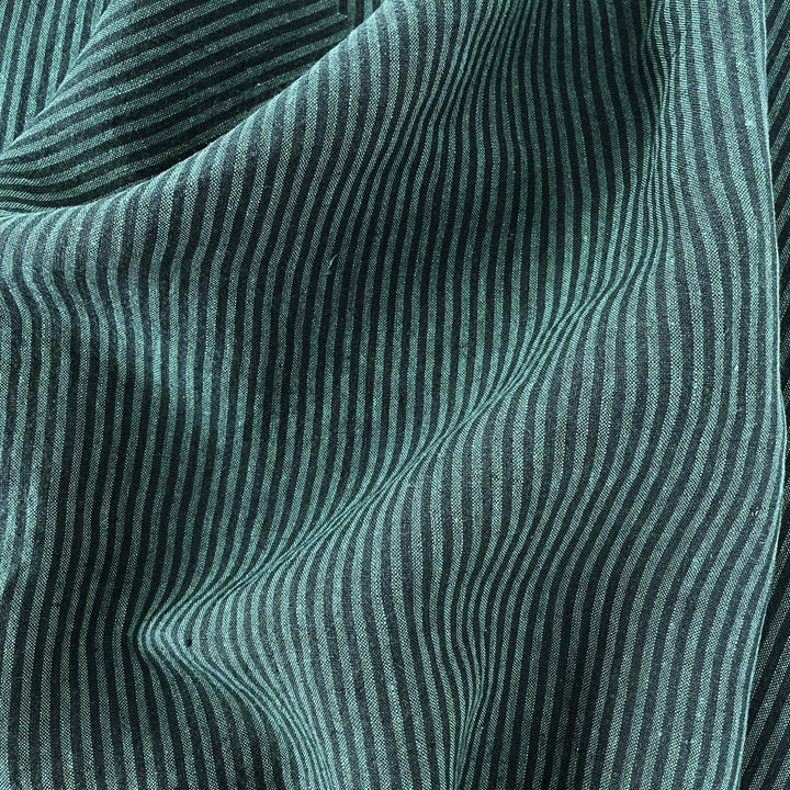 Linen Thin Stripe Fabric 6267 6495 6496 - The Linen Lab - Yellow