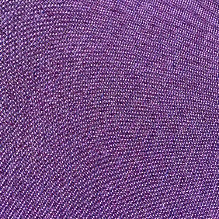 Linen Violet Stripe Fabric 6755 - The Linen Lab - Violet