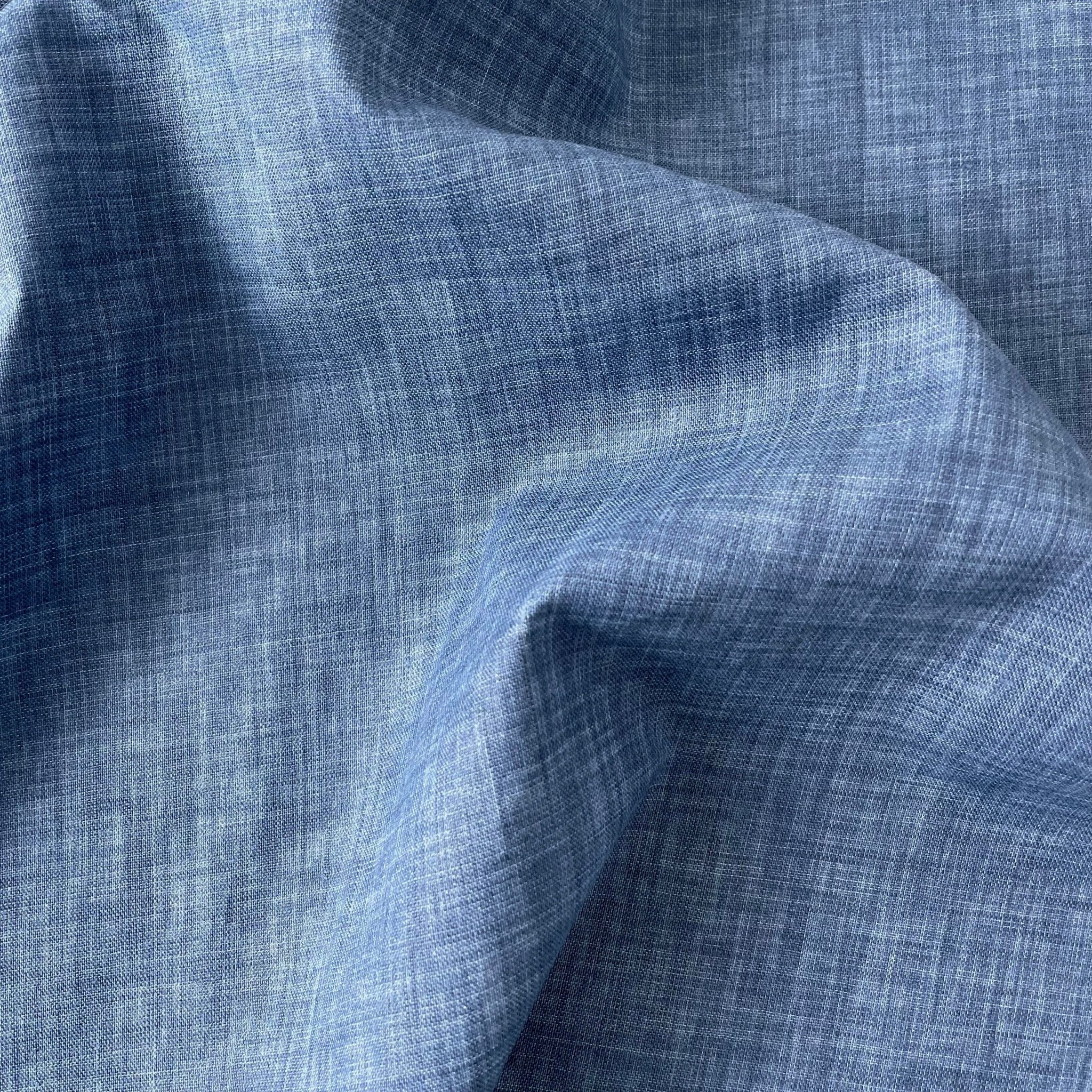 Linen Waterproof Fabric 4638 - The Linen Lab - 4638 BLUE