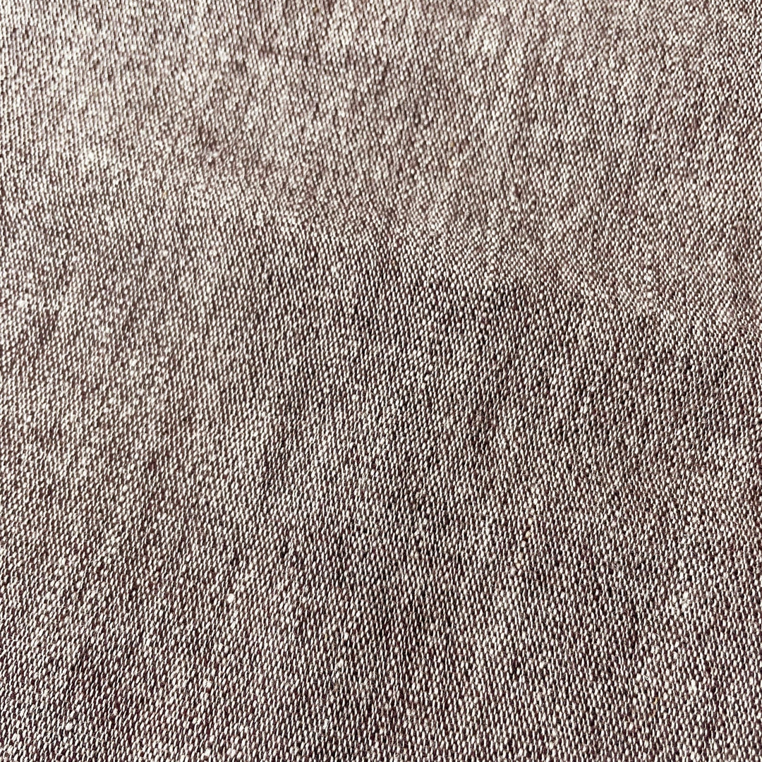 Linen Wool Fabric 6105 6106 6107 - The Linen Lab - Brown