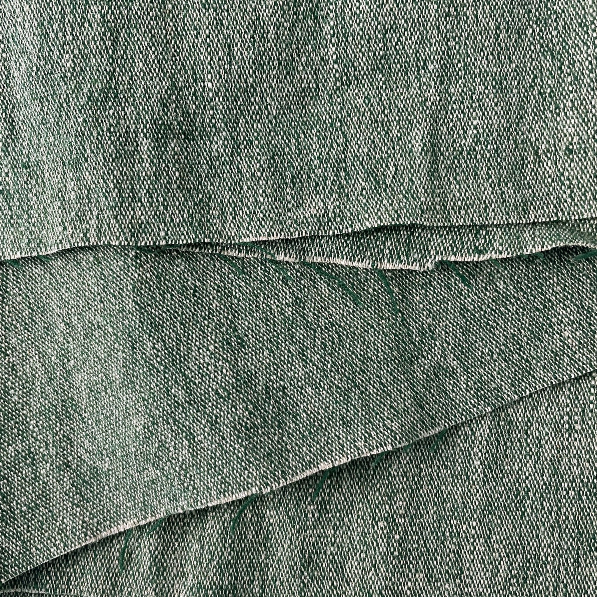 Linen Wool Fabric 6105 6106 6107 - The Linen Lab - Grey