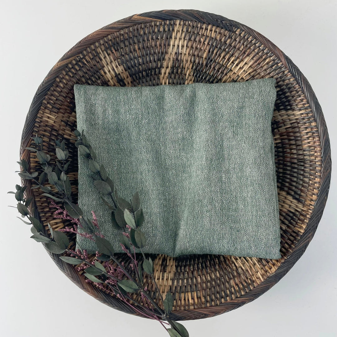 Linen Wool Fabric 6105 6106 6107 - The Linen Lab - Grey