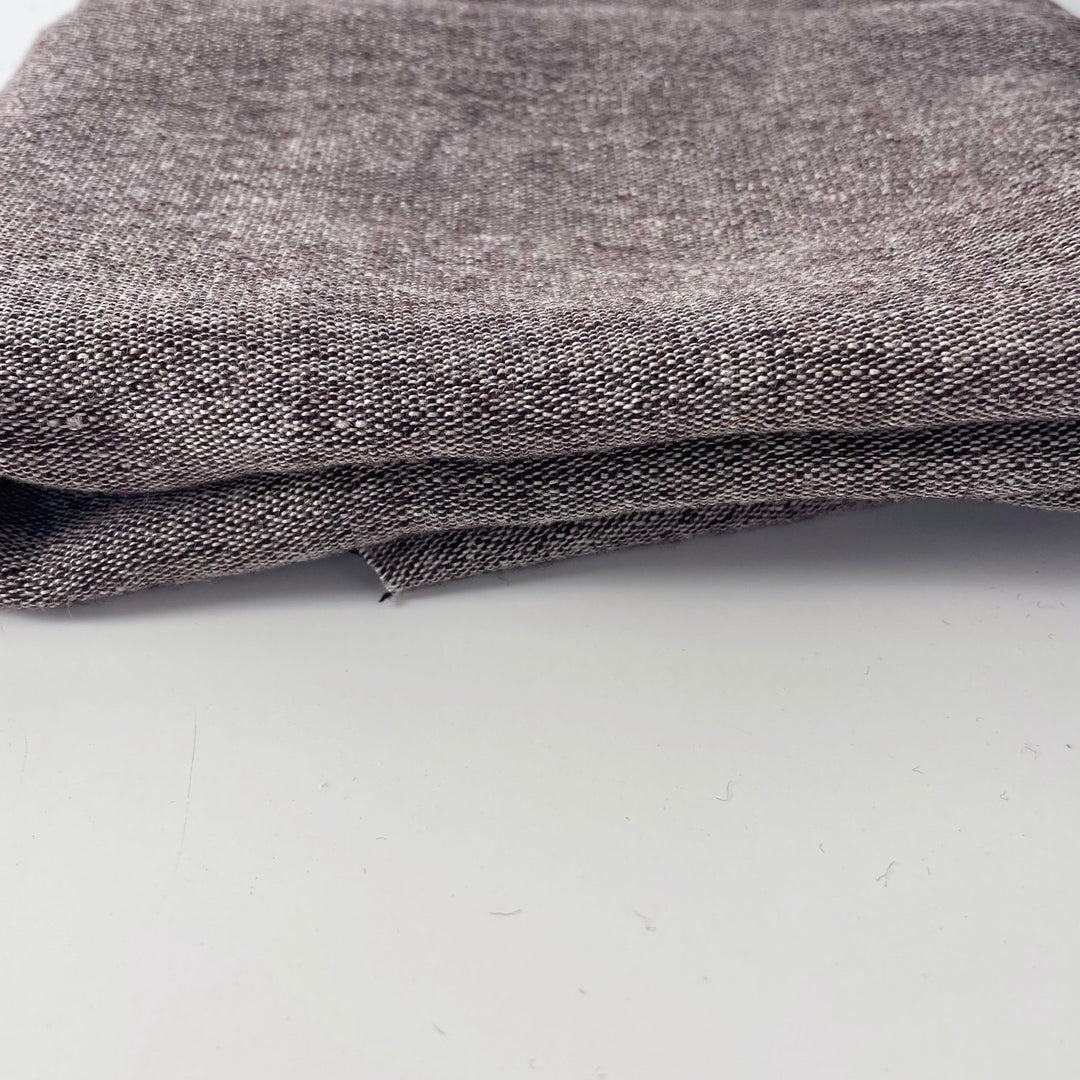 Linen Wool Fabric 6105 6106 6107 - The Linen Lab - Grey