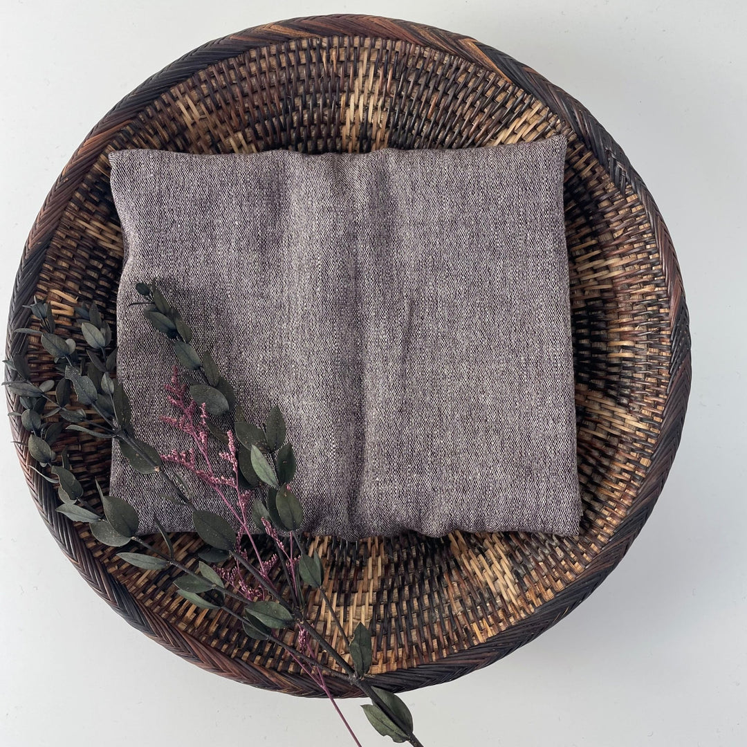 Linen Wool Fabric 6105 6106 6107 - The Linen Lab - Grey