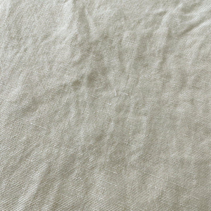 Linen yellow Dot Fabric 7650 - The Linen Lab - Yellow(light)