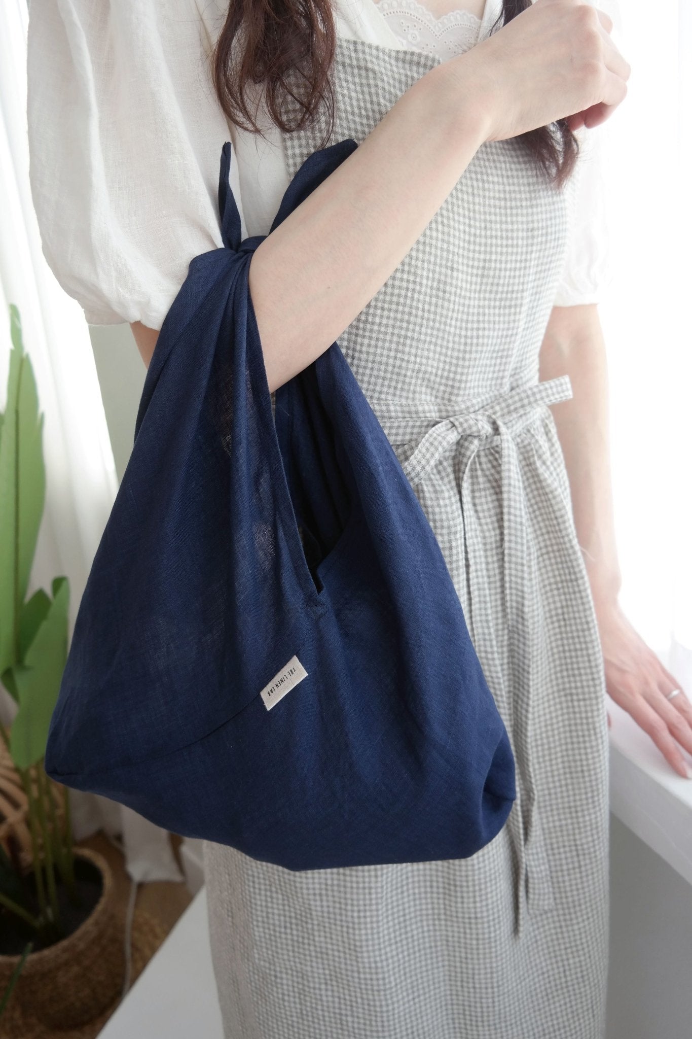 Linen Zero Waste Linen Bento Bag - The Linen Lab - Yellow