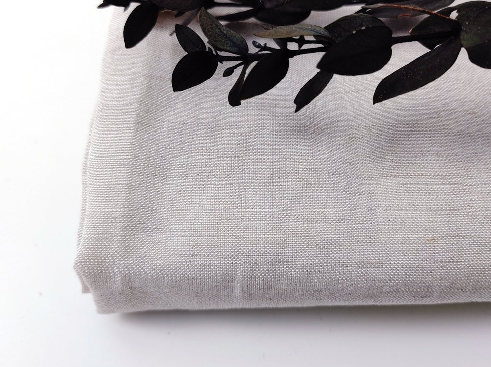 Natural Color Linen Rayon Silk Blend Fabric 6624 - The Linen Lab - Natural(Light)