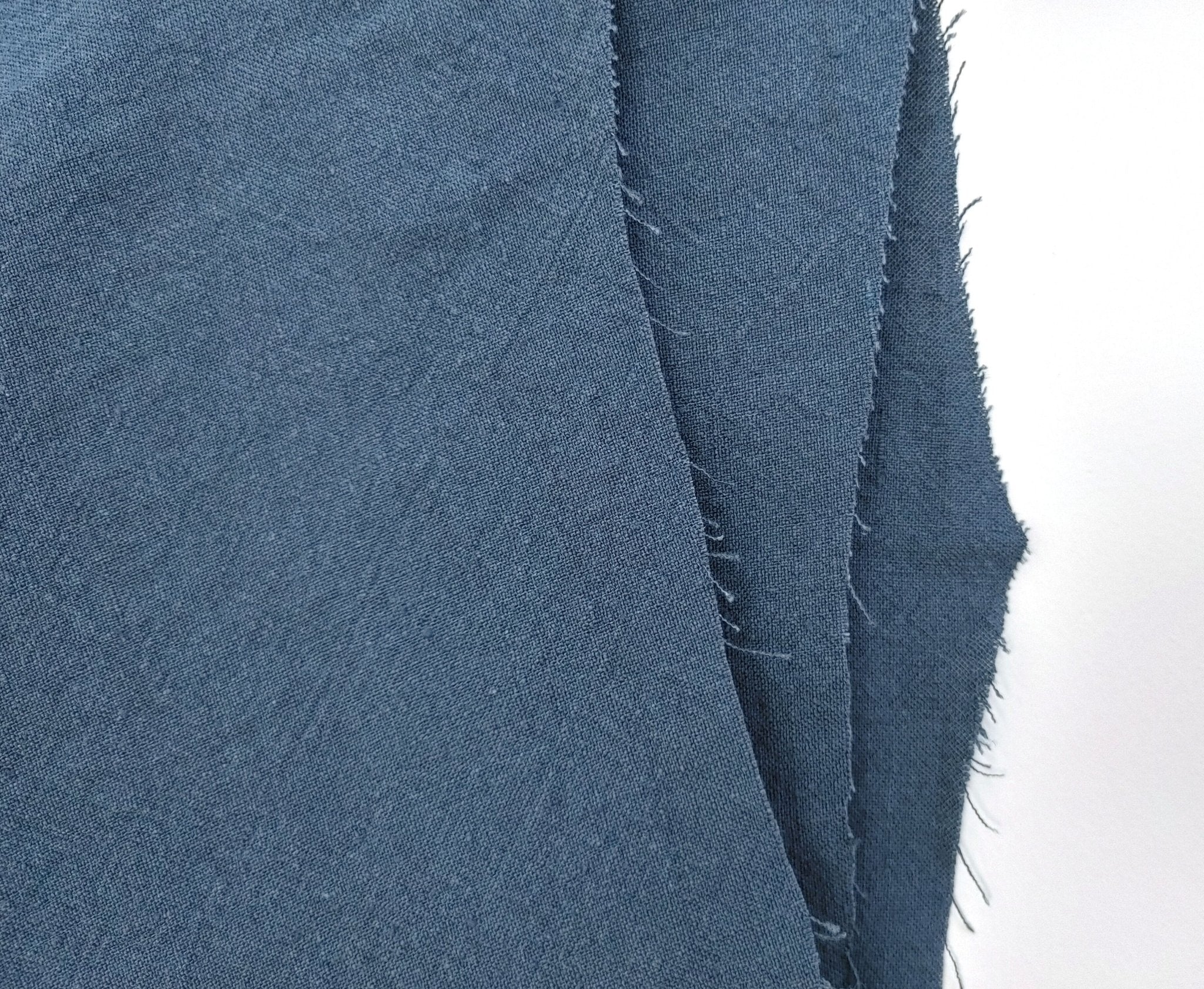 Premium 100% Linen Fabric - 9S High Twisted Yarn for Luxurious Textiles and Crafting Excellence 6772 6481 6480 - The Linen Lab - Blue
