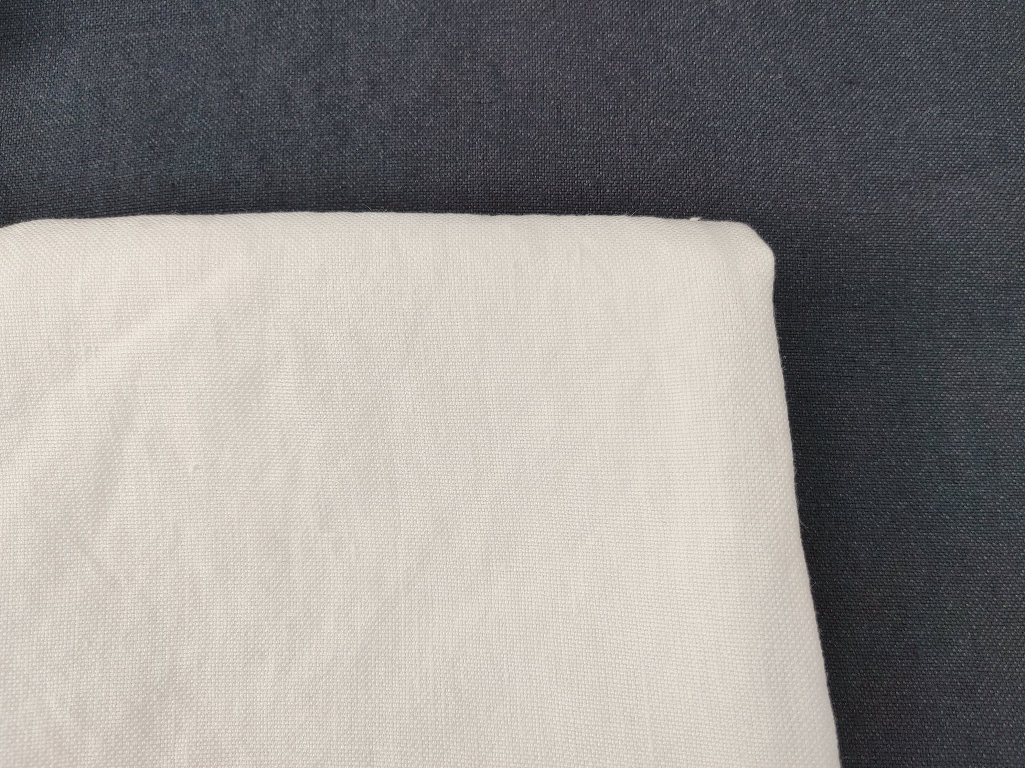 Silk Linen Canvas Mat Fabric 6555 6935 6494 - The Linen Lab - White